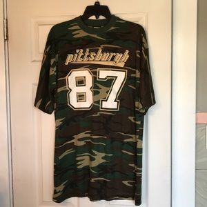 Pittsburgh #87 Camo T Shirt